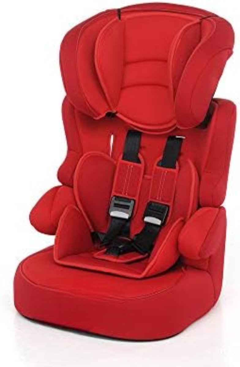 Autostoel groep 2 3 - Autostoel groep 1 2 3 - Autostoeltje voor kinderen - (9-36 kg), voor kinderen van 9 maanden tot 12 jaar, zonder IsoFix - Rood