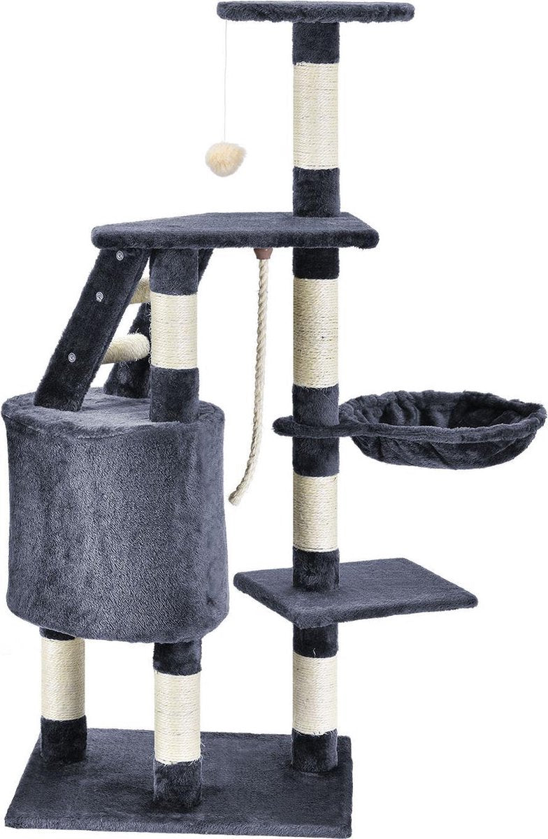 Katten krabpaal Buffy - 118 x 50 x 40 cm - Grijs