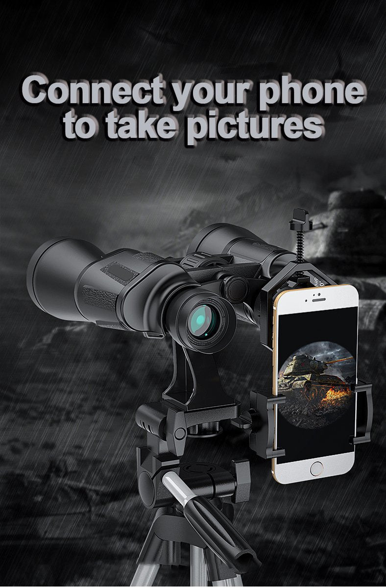 20X50 Militaire HD Zoom Krachtige Verrekijker Lange Afstand Telescoop Professionele Monoculair Weinig Licht Nachtzicht Voor Jacht Optische HD Glazen Lens Weinig Licht Nachtzicht Jacht Draagbare Nachtkijker