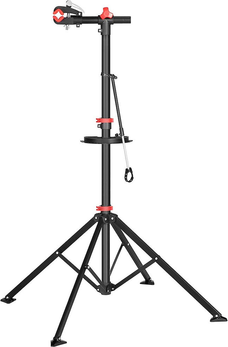 Montagestandaard Fiets - 360° Draaibaar - Verstelbaar - Gereedschapsbakje - Stuurhouder - Montage reparatie standaard