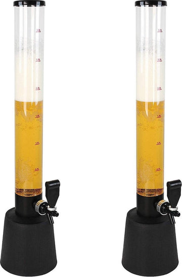 Biertoren - set van 2 - biertap - feesttopper