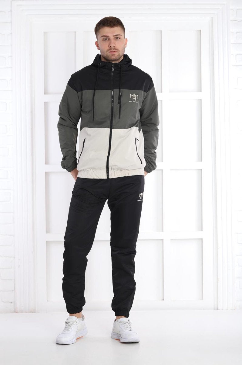 TRACK SUIT - Sportswear - Mannen Trainingspak Mannen Set Merk Sport Jasje + Broek Set Fashion Casual Trainingspak Mannen Performance Kleding | TRACK SUIT | Waterdicht XXL