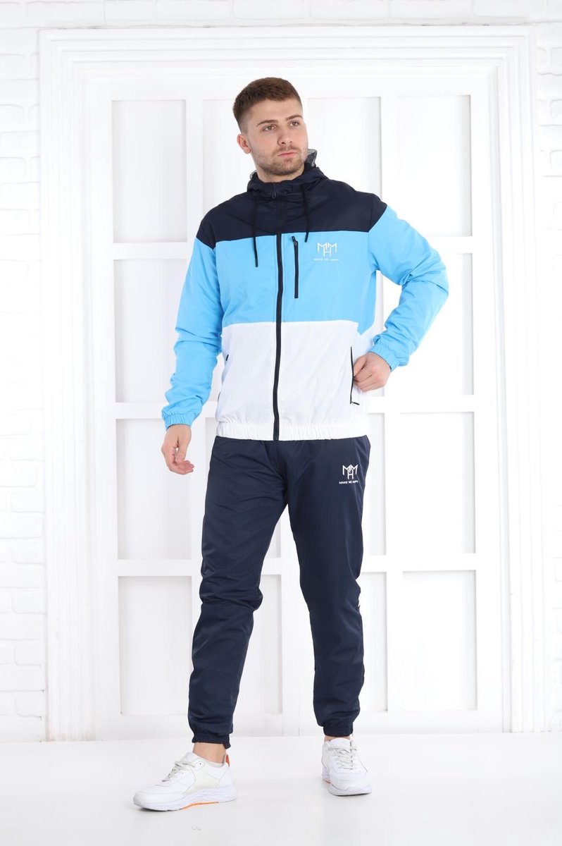 TRACK SUIT - Sportkleding - Mannen Trainingspak Mannen Set Merk Sport Jasje Broek 2 Stuks Set Mode Casual Trainingspak Mannen Performance Kleding | TRACK SUIT | Waterproef M