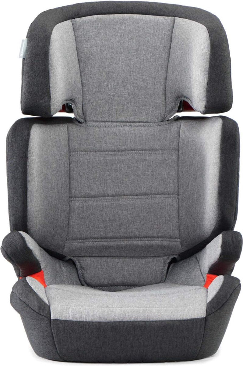Car seat booster - Booster seat with Isofix - Adjustable Headrest for Toddlers - Group 2/3 - 15-36 kg - up to 12 years - Black/Grey