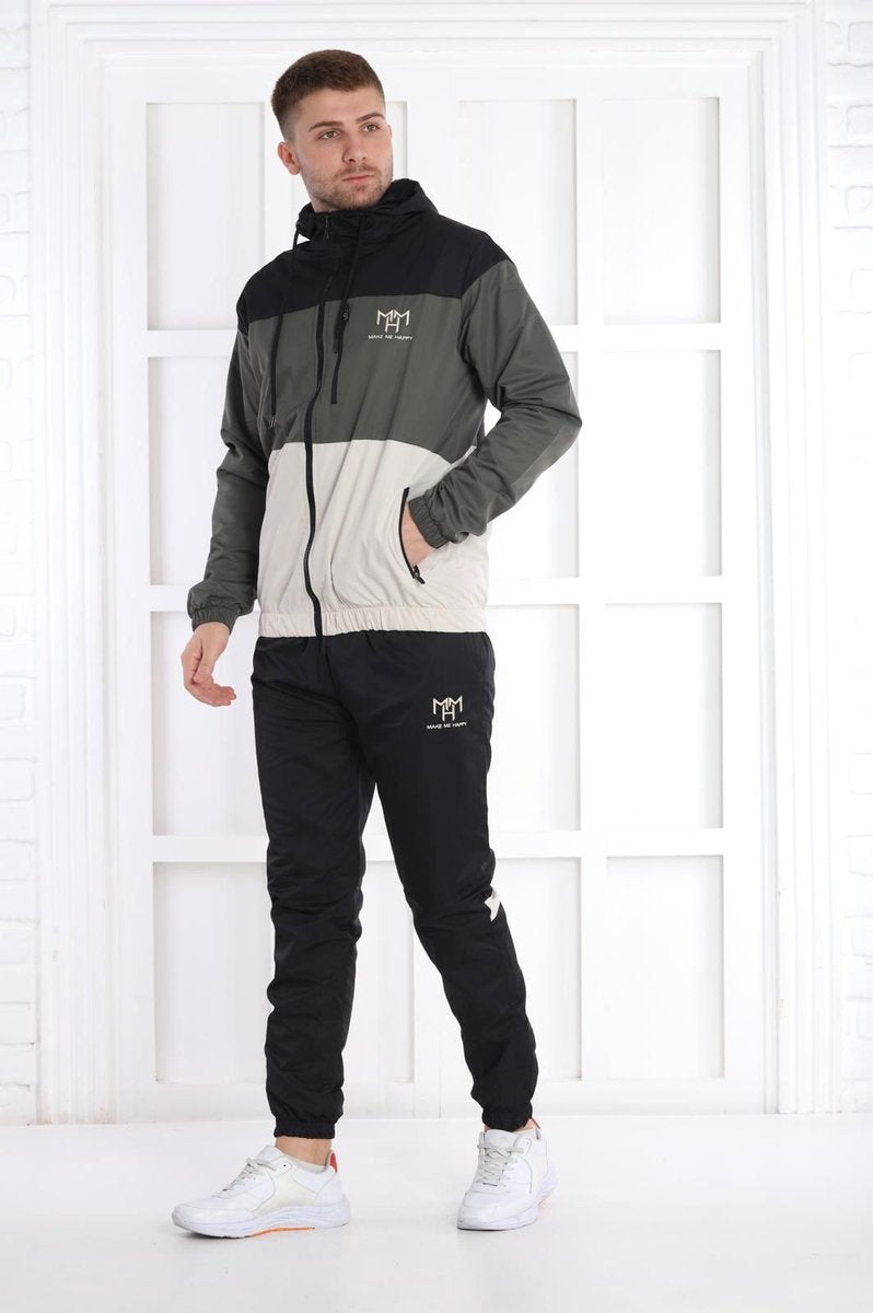 TRACK SUIT - Sportswear - Mannen Trainingspak Mannen Set Merk Sport Jasje + Broek Set Fashion Casual Trainingspak Mannen Performance Kleding | TRACK SUIT | Waterdicht XXL
