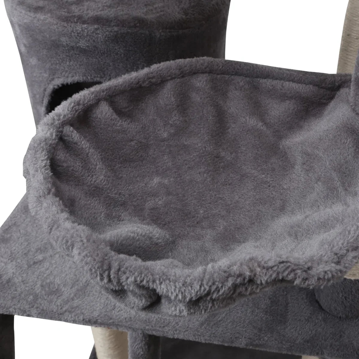 Cat Scratching Post 40KQY - 59 x 59 x 156 cm - Cat Furniture - Scratching Post - Scratching Post for large cats - Scratching Posts - Grey