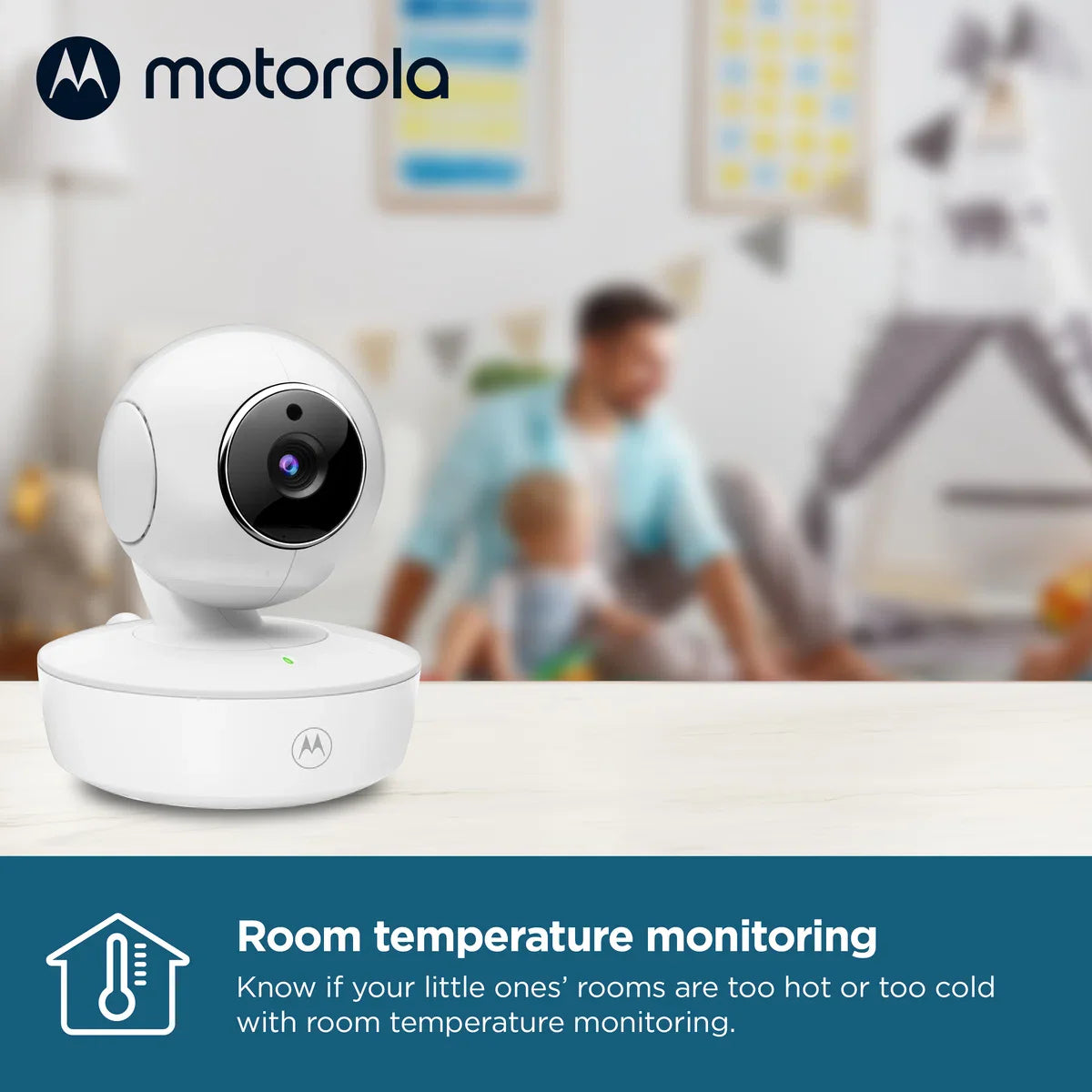 Motorola Nursery Babyfoon met Camera - VM55 - 5-inch Kleurendisplay - Draadloos - Infrarood Nachtzicht - Kantelbare Camera - Terugspreekfunctie