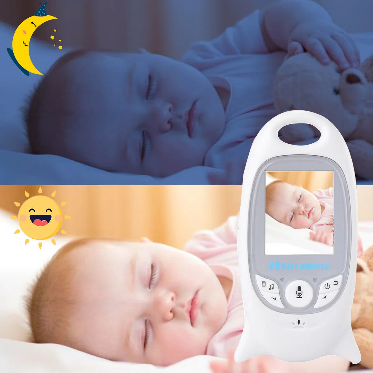 VB601 Babyfoon met camera - Wit JK3