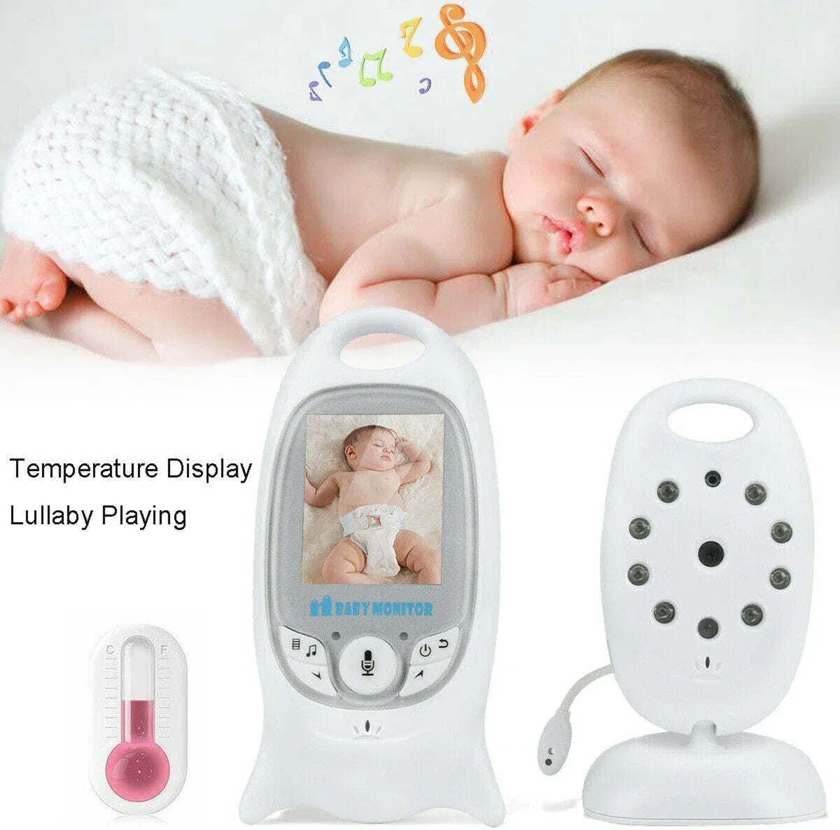 VB601 Babyfoon met camera - Wit JK3