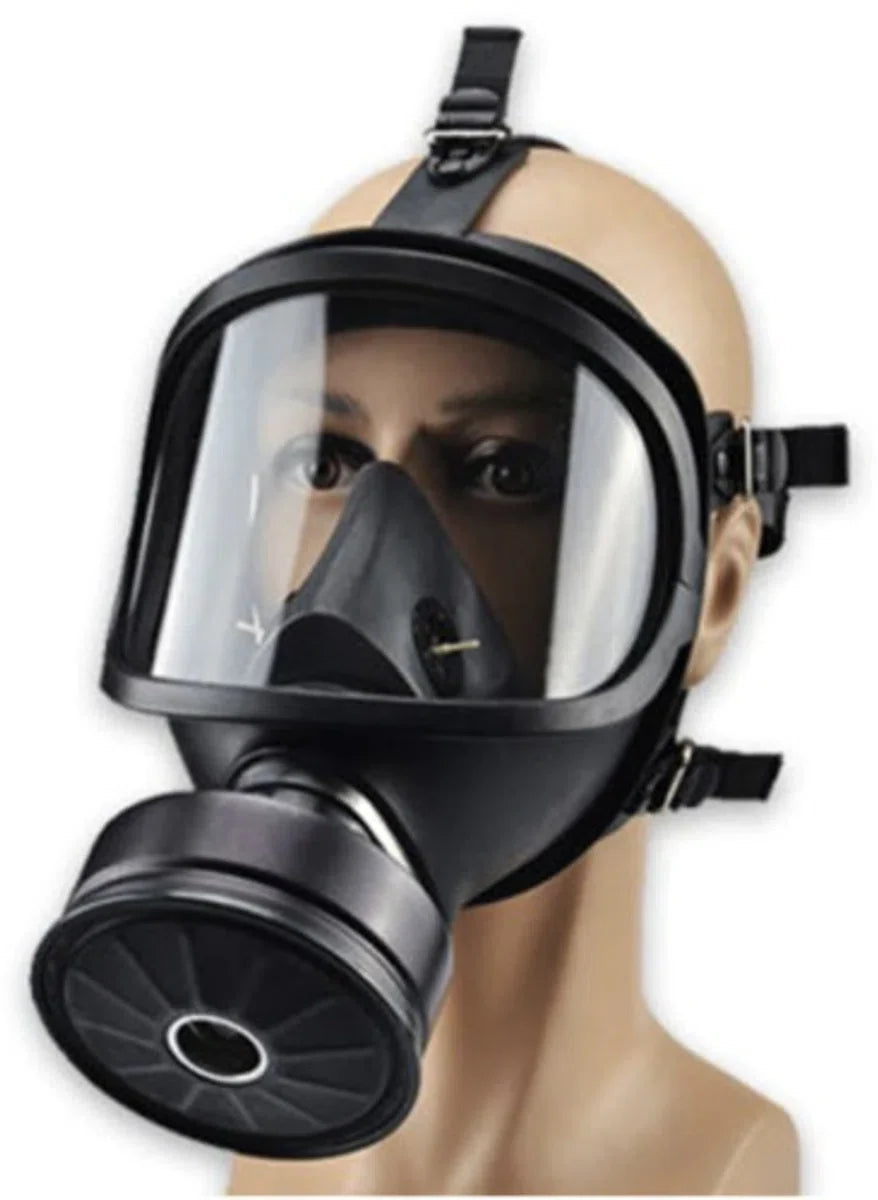 Gas mask with filter | Full face mask against gas and dust | Gas mask including filter | Gas mask adjustable | Gas mask full face | Gas mask children