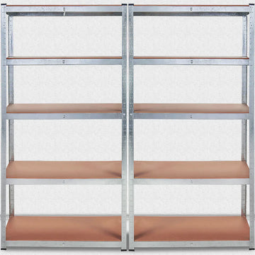 7House zwaar Uitgevoerde Metalen Opbergrek/Stellingkast met 5 legborden - 875kg draagkracht - (HxBxD) 180x90x60 cm - 175kg per plank