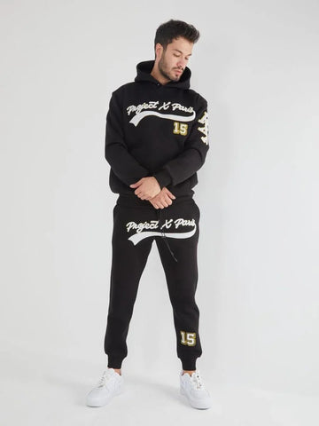Trainingspak Hoody |Katoen - Dikke pak - Mannen Trainingspak Herfst Winter Mannen Set Merk Sport trui + Broek Stuks Set Fashion Casual Trainingspak Mannen Kleding - L
