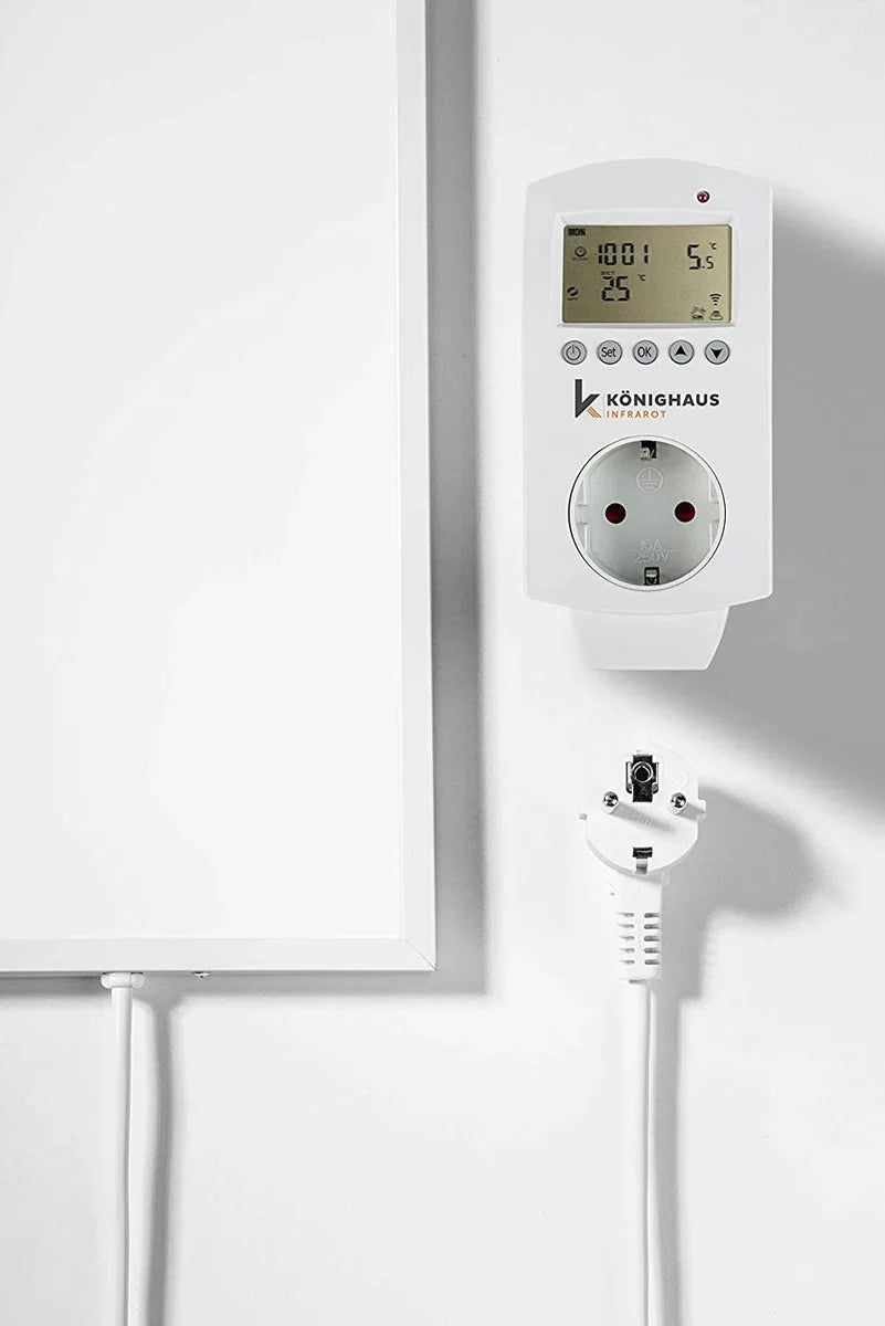 - Infrarood Verwarmingspaneel 1200W met Smart Thermostaat (5 jaar Garantie)