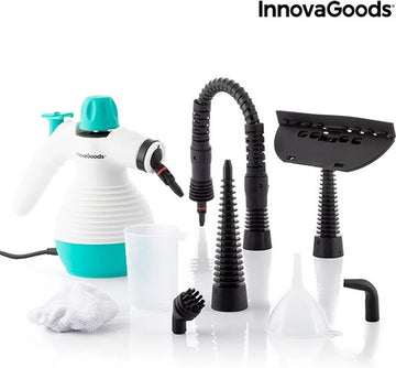 Stoomreiniger â€“ Handstoomreiniger â€“ Handstomer â€“ Stoomreinigers â€“ Steam cleaner â€“ Stoomreiniger kleding â€“ Bank â€“ Vloer â€“ Meubels â€“ Textiel â€“ 9 in 1 â€“ 350 ML â€“ 3 Bar â€“ 1000 Watt