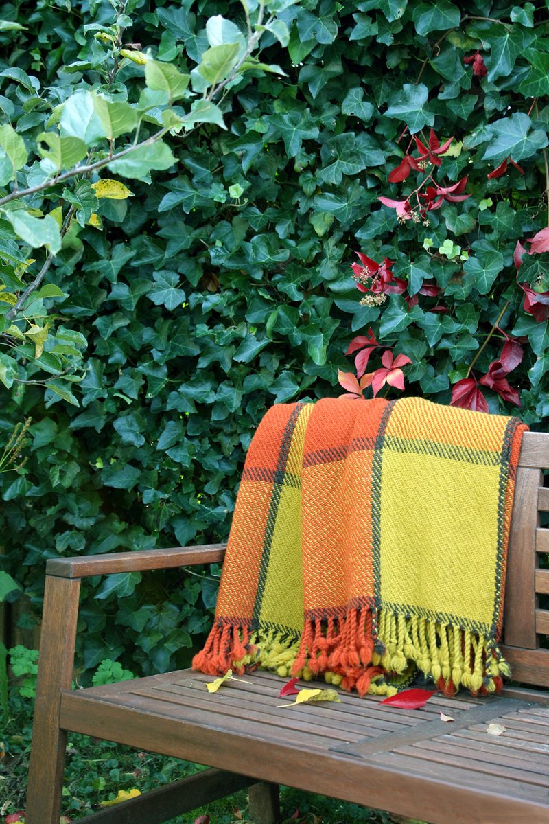 Alenika Wollen Plaid Rood Ivanna - 100% Zuivere wollen deken - 150x200cm - 1500g