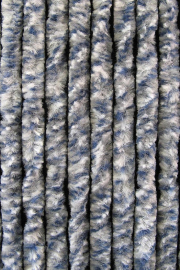 Kattenstaart - 100x230 cm - Blauw/Grijs/Wit