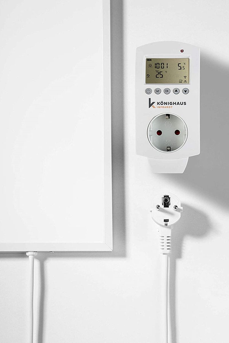 - Infrarood Verwarmingspaneel 1200W met Smart Thermostaat (5 jaar Garantie)