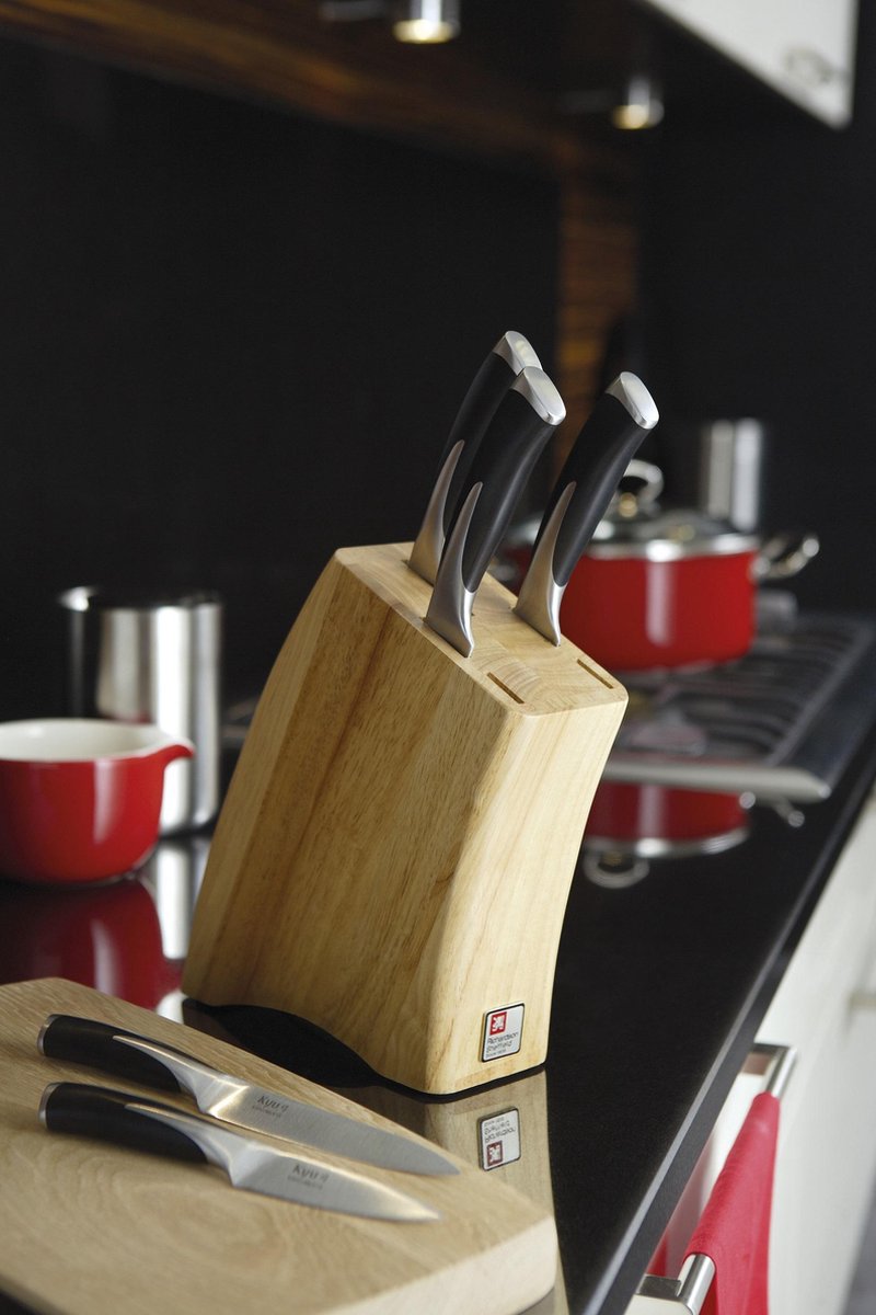 Richardson Sheffield Kyu - 5-delige messenset inclusief messenblok - hout