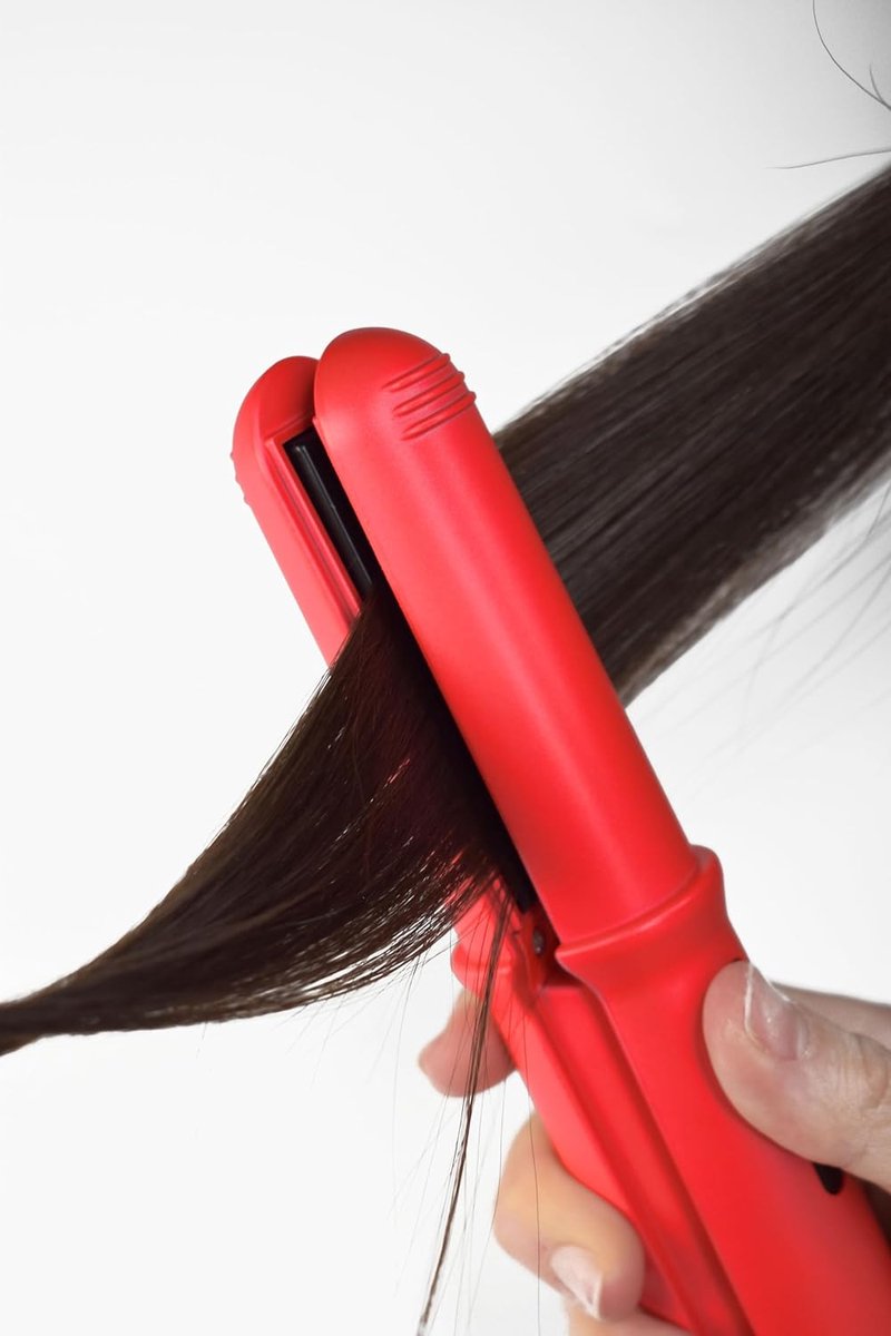 Cordless Hair Straightener - Mini Hair Straightener - Travel Hair Straightener - Cordless Curling Iron - Hair Straightener - 2 in 1