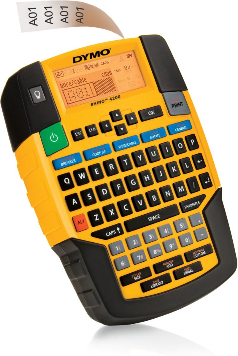Huismerk Labelprinter Dymo Rhino 4200 Qwerty