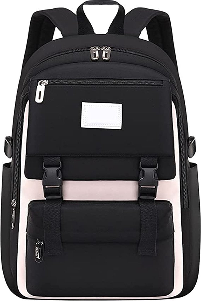 Backpack - Rucksack - School - Girls - Boys - Teenagers - Waterproof - Satchel - 25 Litre - Black