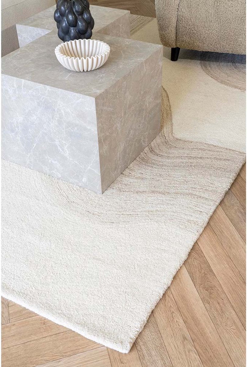 Salontafel Set Hakan Marmer Beige
