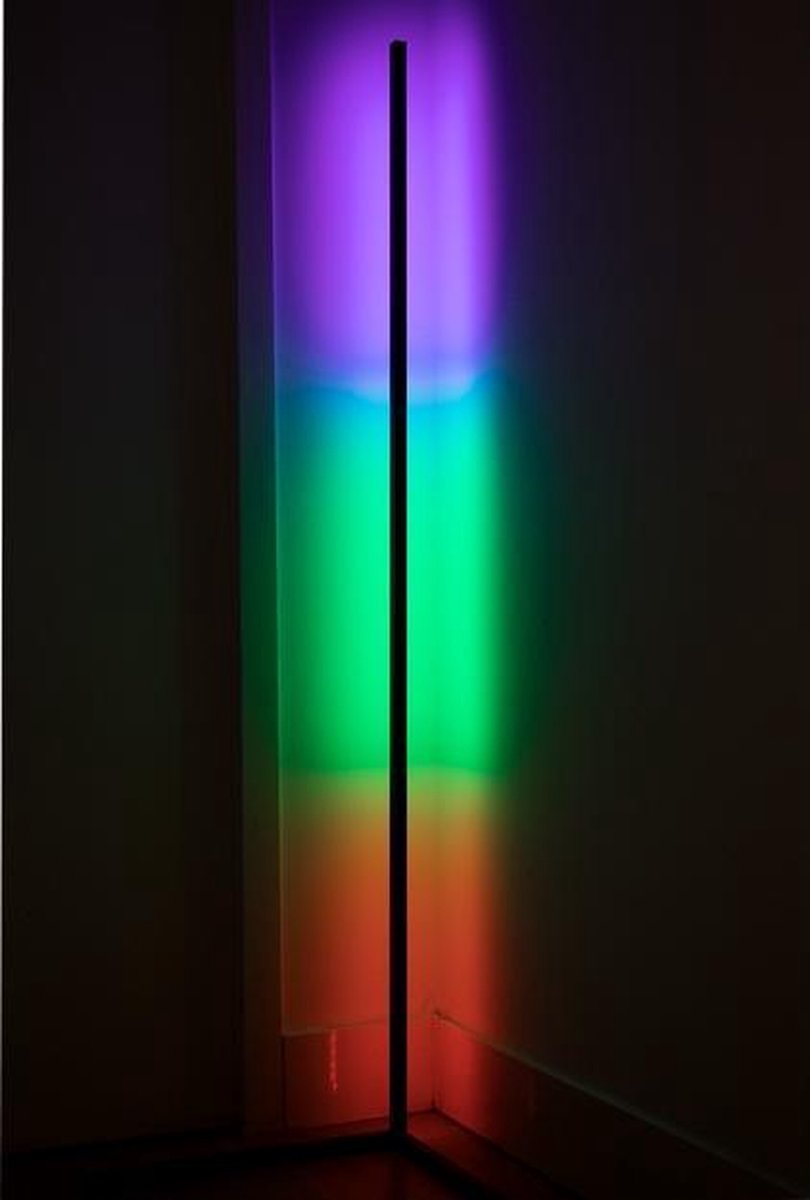 Modern LED floor lamp with RGB and remote control