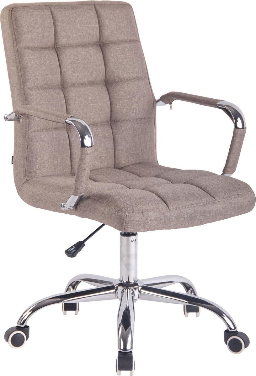 CLP Bureaustoel Deli - Stof taupe