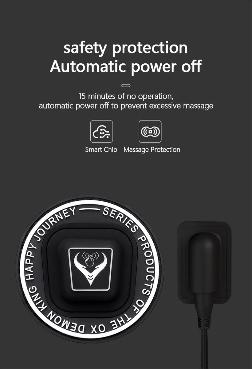Autonekkussen Set Intelligente Massagekussen Auto Ondersteuning Lumbaal Kussen Hoofdsteun Rugkussen Ontspan In Auto