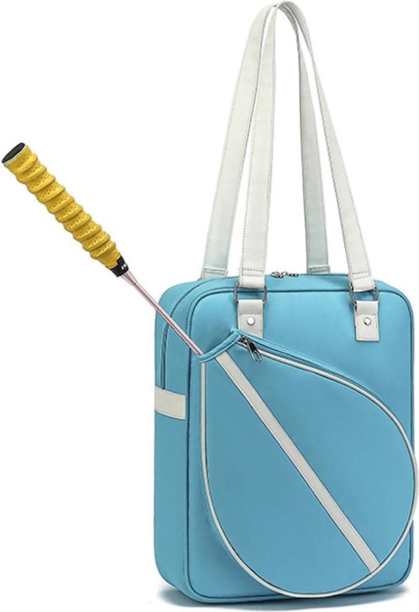 Dames tennistassen, badmintontas, badmintonsporttas, tennisschoudertas voor dames en heren, voor tennisrackets, draagbare outdoorsport-fitnesstas