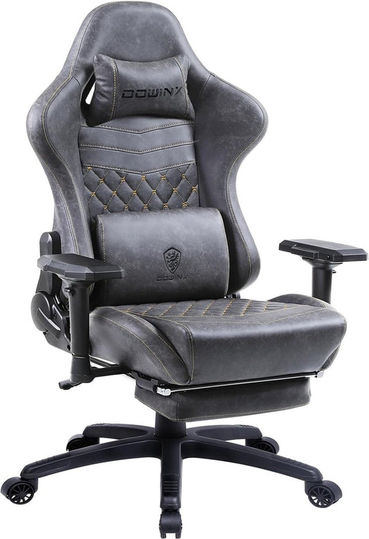 Ergonomische Gaming Stoel met Massage - Grijs