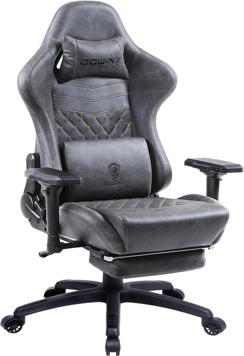 Ergonomische Gaming Stoel met Massage - Grijs