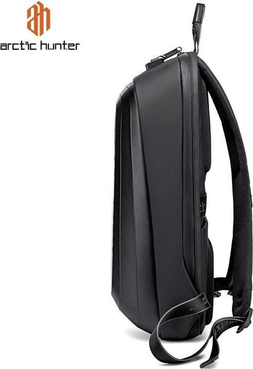 Arctic Hunter Backpack Men and Women - 15.6 Inch Laptop Backpack - School Bag - Motorcycle Backpack - Hardcase - Water-resistant
