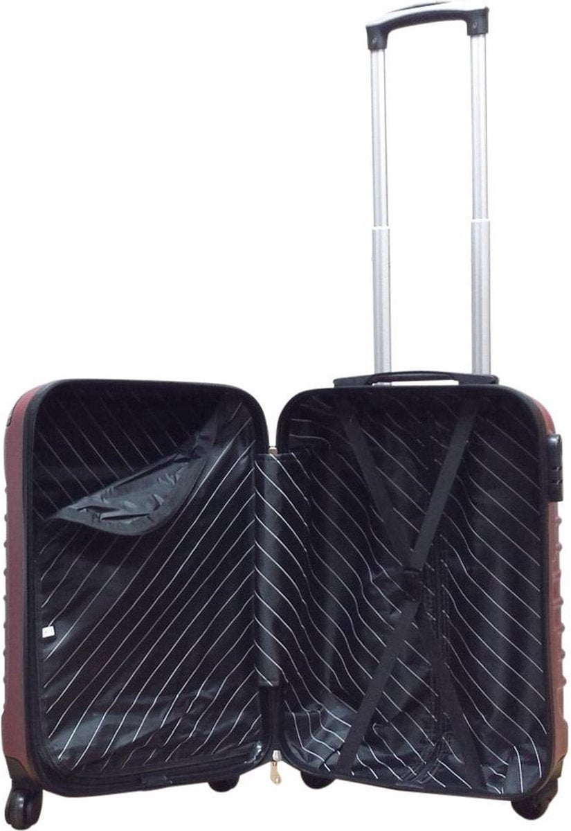 Quadrant 2-delige ABS Kofferset (XL + S) - Paars