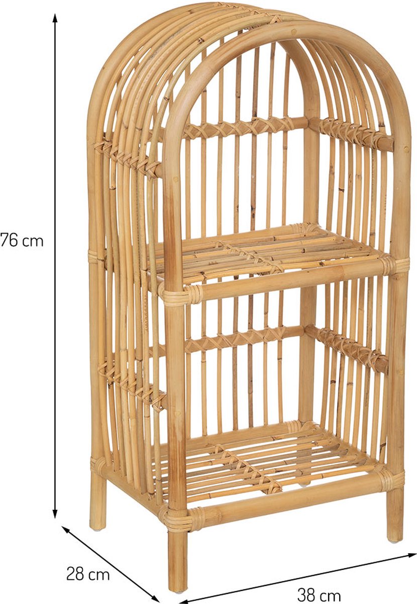 Rattan Bookcase Emmanuel