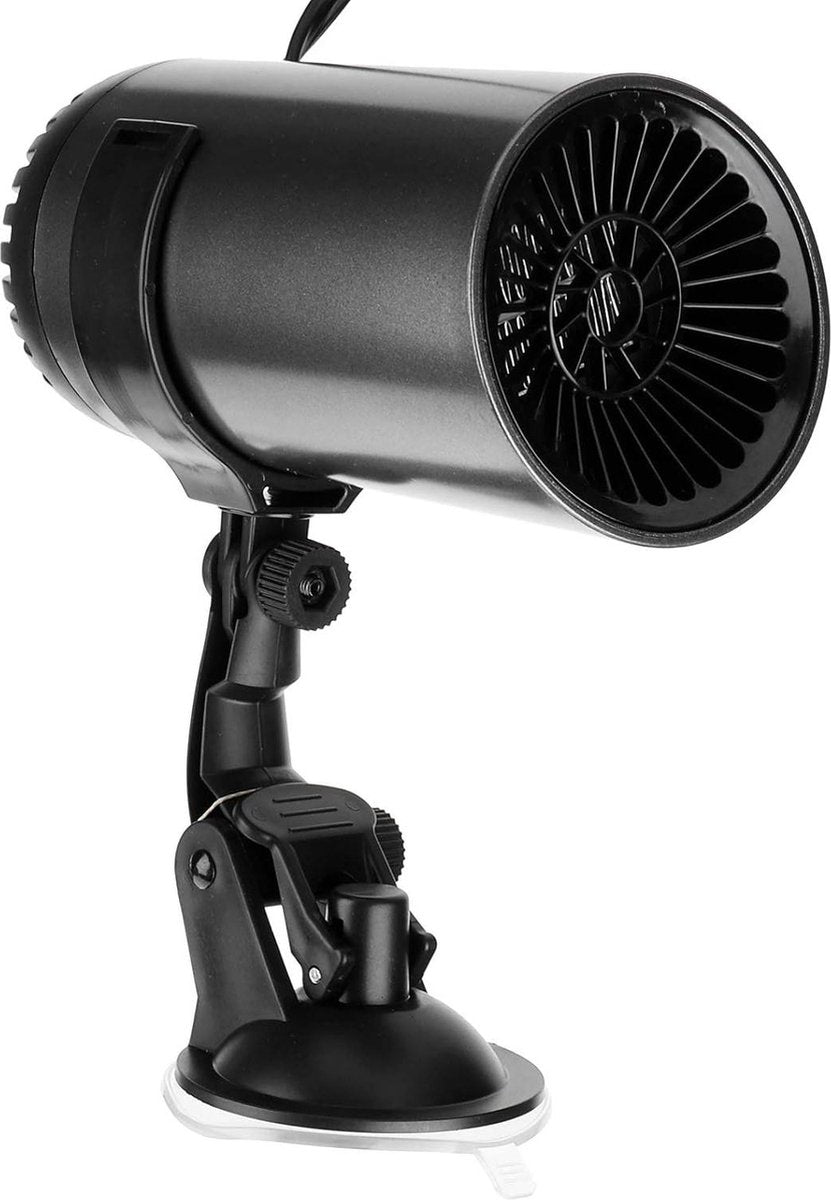 Snelle Verwarming Autoverwarmer, Mini Anion Luchtreiniger, Sigarettenaansteker Voorruit Ontdooier/Verwarmer - 12V 150W Koelventilator met Zuignap en Beugel, Autokachel 12 volt verwarming
