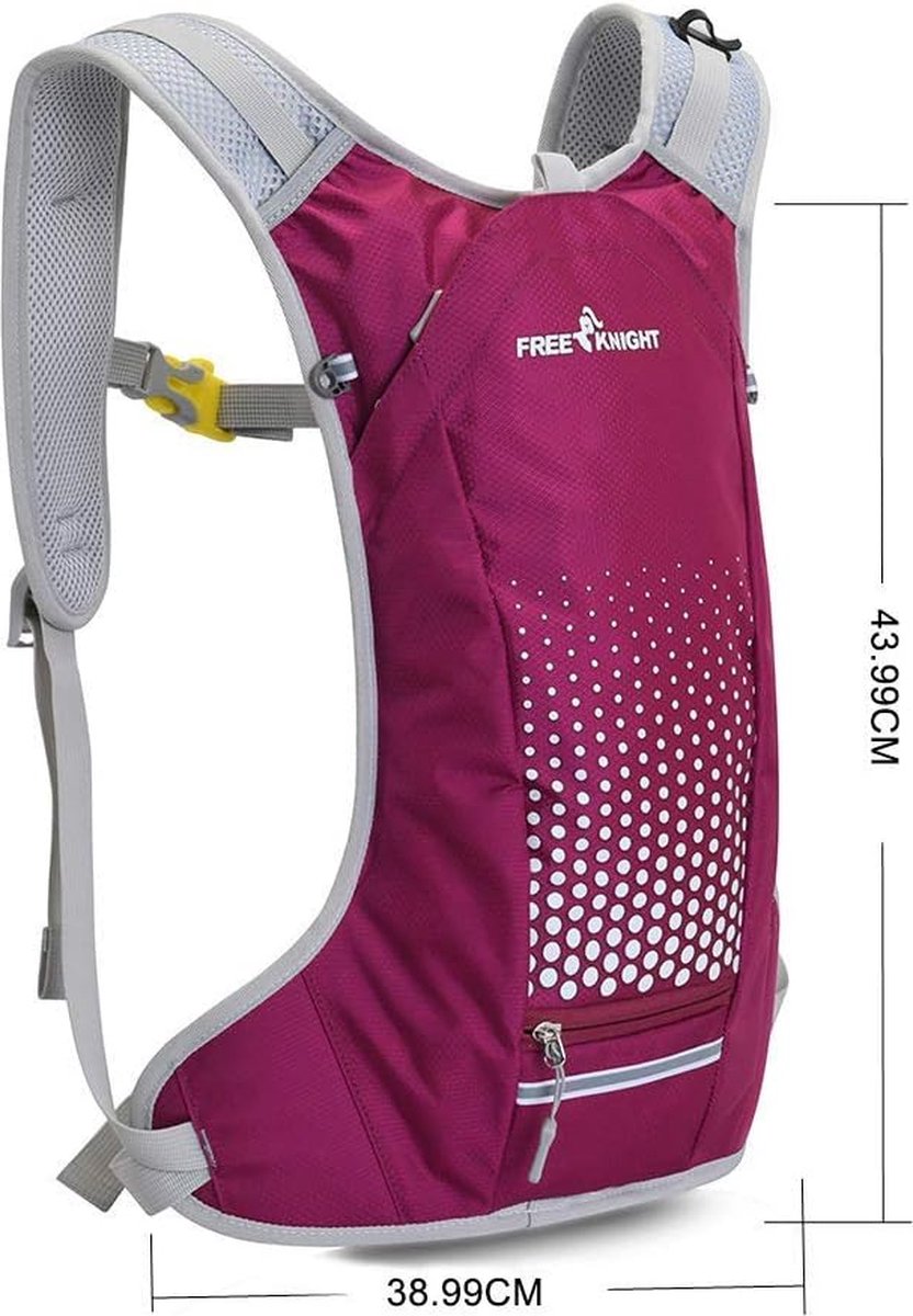 Waterproof and Breathable Cycling Backpack with Helmet Organizer for Cycling, Running and Hiking