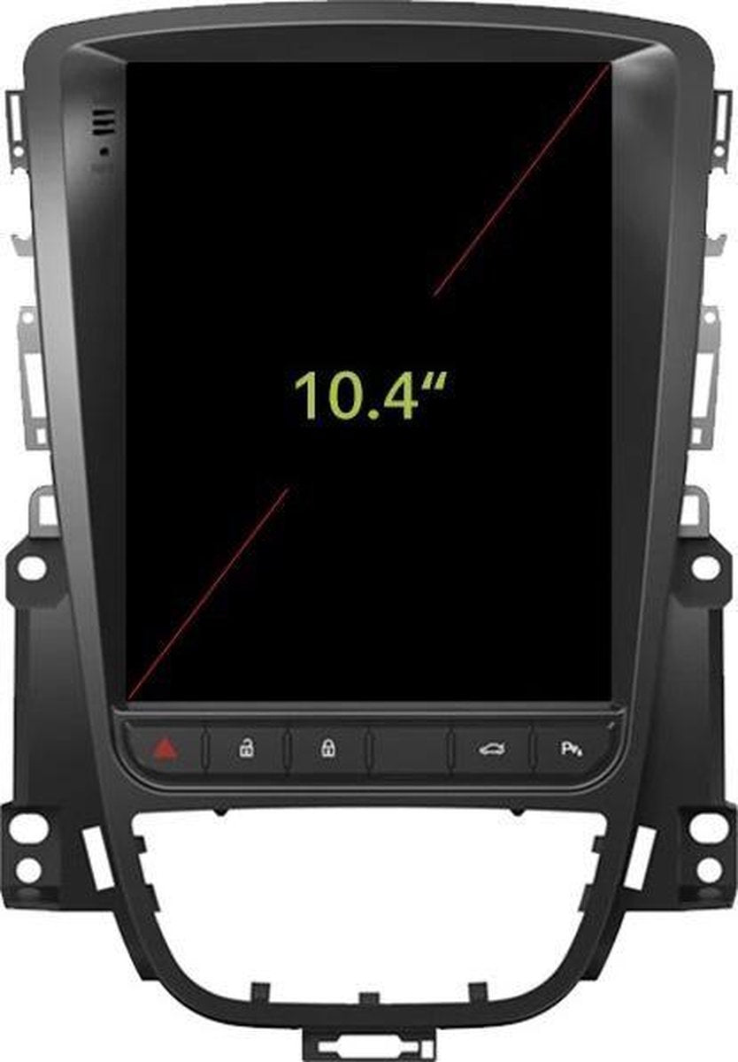 Opel Astra J 2010-2015 8-core Android 10 navigatie- en multimediasysteem Bluetooth USB WiFi