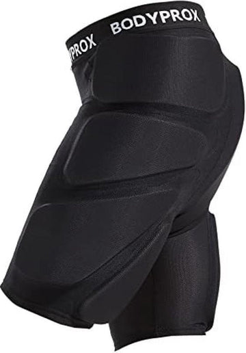 Beschermende gewatteerde shorts voor ski, skate en snowboard - 3D-bescherming voor heup en stuitje (groot)