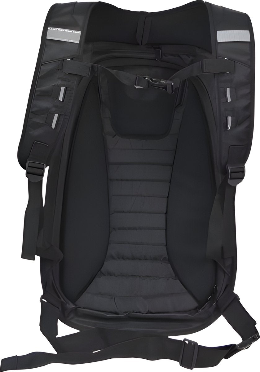 E-Shop4u - Carbon Fiber Motorhelm Rugzak 30L - Waterdichte Tas - Motor Rugzak - Harde Schaal - Turtle Bag - Innovatieve Motorfietstas - Waterbestendig - Grijs