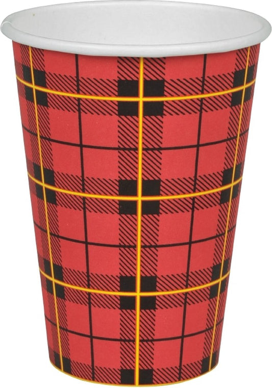 Koffiebeker Schotse Ruit Koffiebeker Karton Superaanbieder 7,5oz/180cc Doos 2500 stuks