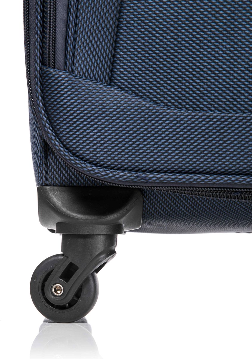 Dubai Abu Dhabi Grote Koffer - 76 cm - 95/103 liter - Uitbreidbaar - Blauw