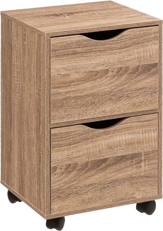Rolling Cabinet Cavalier Wood