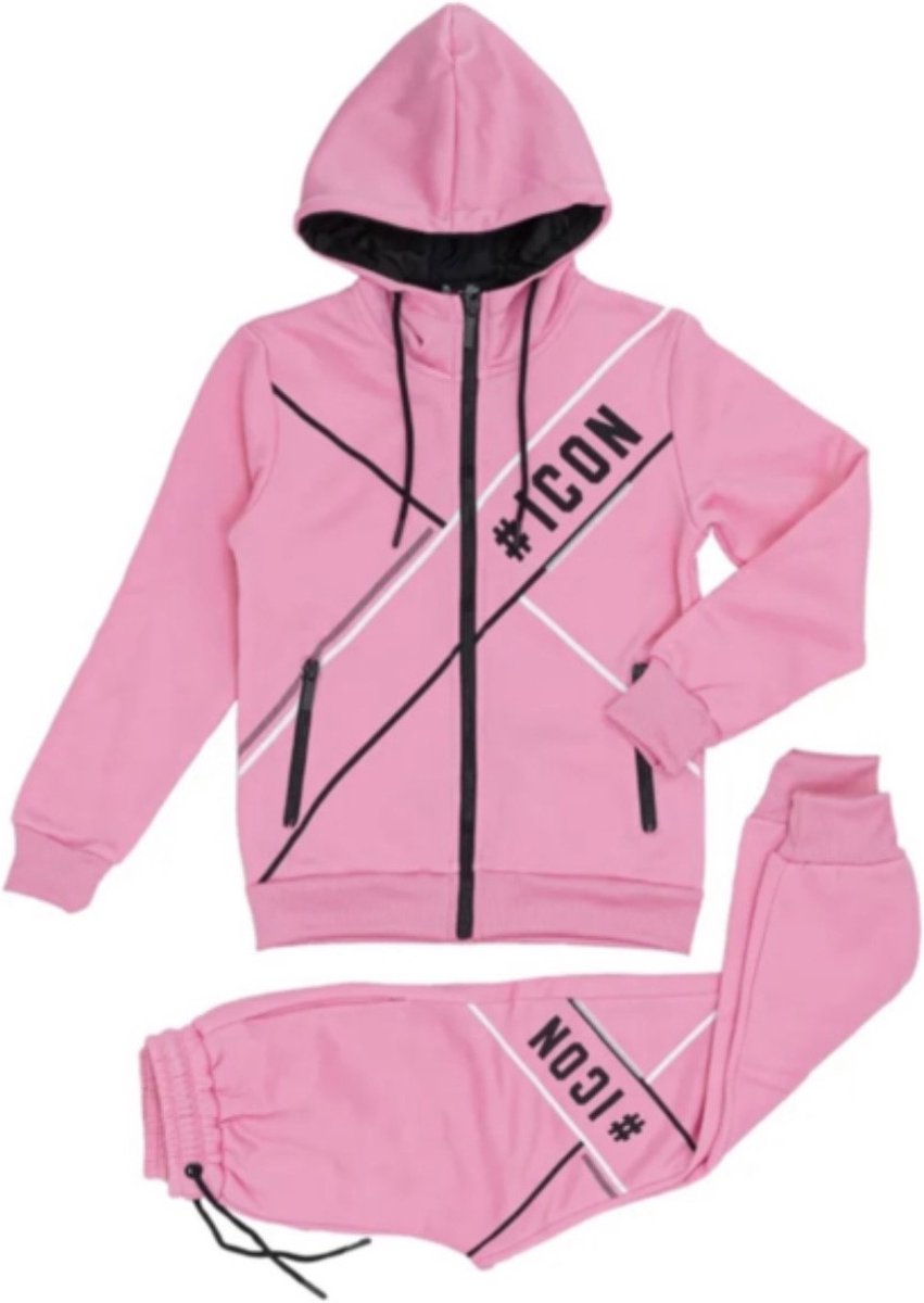 Girls Tracksuit | Jogging Set Icon Pink, available in sizes 104-164