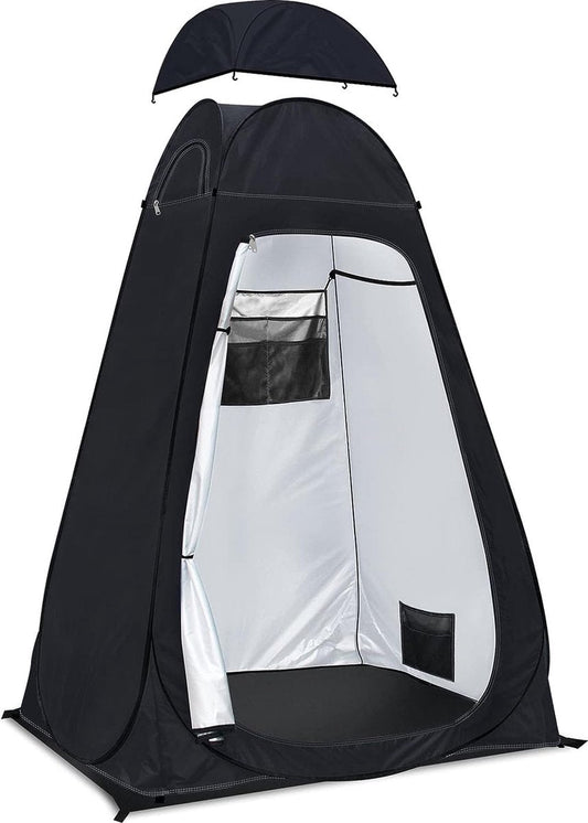 Camping Toilettent, Douchetent, Pop-up Omkleedtent, Privacy Toilet Kleedkamer Opbergtent, Mobiele Outdoor Toilettent voor Camping & Strand, met Draagtas (UV 50+)
