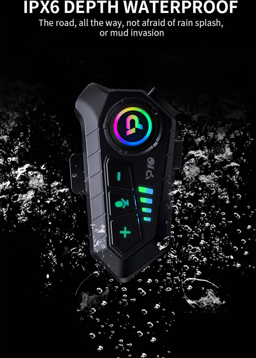 Motorhelm Headset - Helm Headset - Bluetooth Headset - Draadloze Oortelefoon - Waterdicht - Y10 Zachte MIC