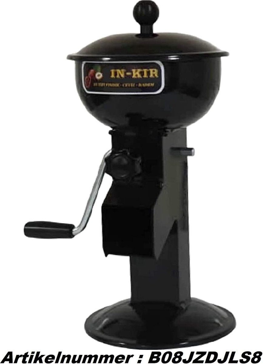 Hazelnootkraker, walnootkraker, notenkraker, walnootbreker, walnootbreker in turkoois, met handslinger en elegant design, handig, handmatige bediening