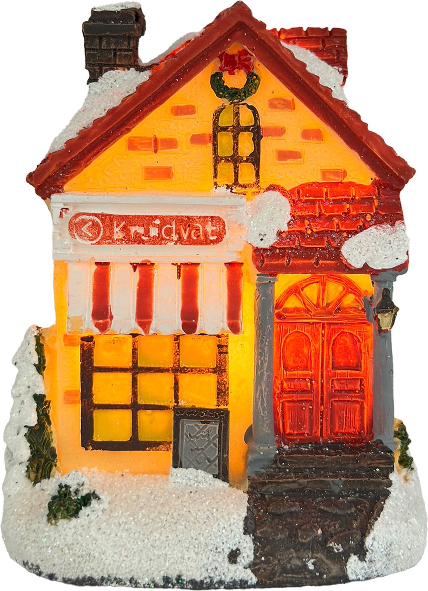 Complete Christmas Decoration Gift Set - LED Lights - Christmas House - Light Balls - Table Runner - Christmas - Gift - Christmas Box