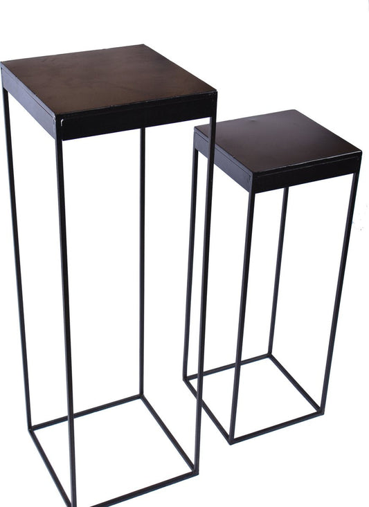Plantentafel vierkant - 2-delig – stalen frame - handgemaakt – duurzaam & elegant!
