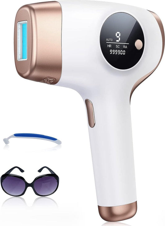 IPL Ontharingsapparaat - 999.900 flitsen - Ontharing - Laser en Lichtontharing - voor Mannen en Vrouwen